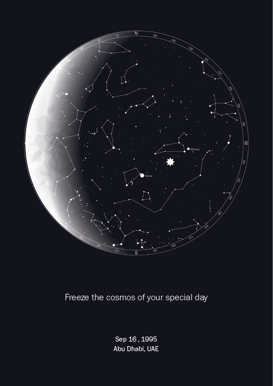 Moonlit Sky Starmap